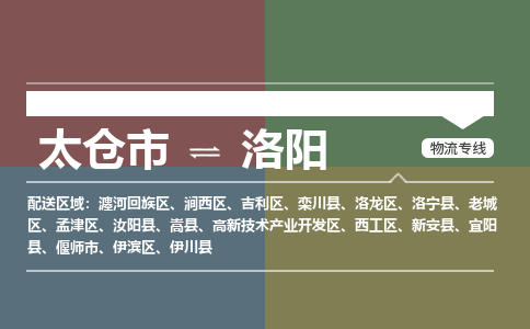 太仓到洛阳物流公司-太仓至洛阳货运专线-运输专业稳定