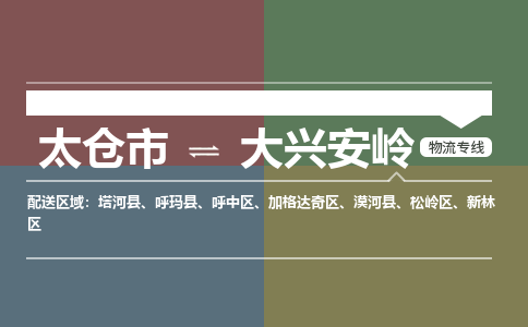 太仓到大兴安岭物流公司-太仓至大兴安岭货运专线-运输专业稳定