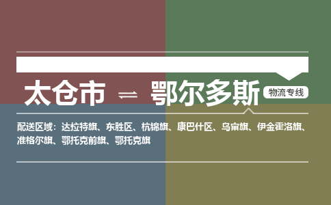 太仓到鄂尔多斯物流公司-太仓至鄂尔多斯货运专线-运输专业稳定