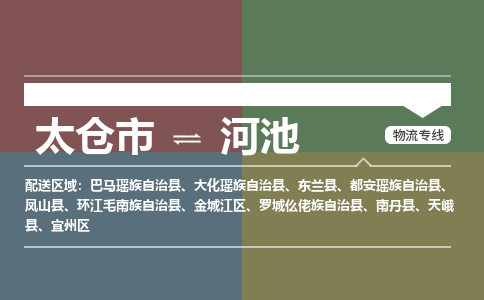 太仓到河池物流公司-太仓至河池货运专线-运输专业稳定