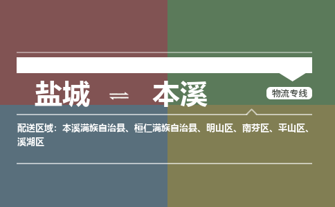 盐城到本溪物流公司-保障您的顺利发货盐城至本溪物流专线