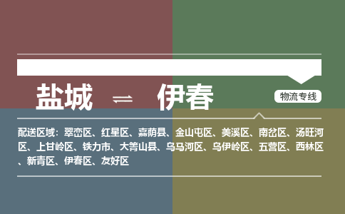 盐城到伊春物流公司-保障您的顺利发货盐城至伊春物流专线