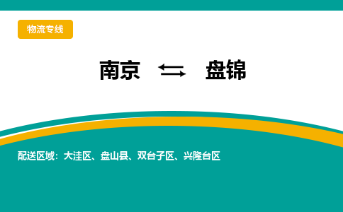 南京到盘锦物流公司|南京至盘锦专线（区域内/无盲点配送）