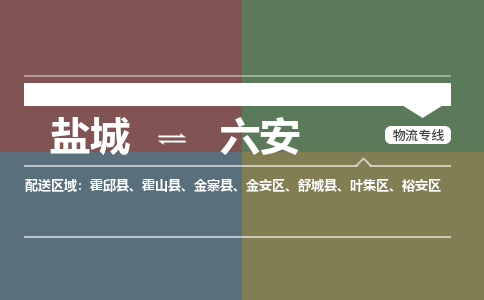 盐城到六安物流公司-保障您的顺利发货盐城至六安物流专线