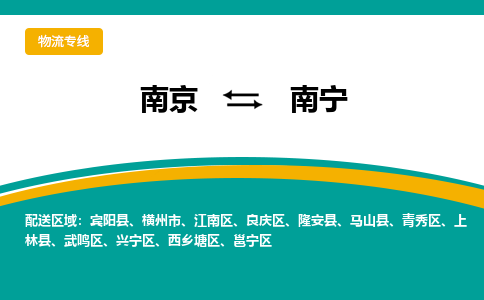 南京到南宁物流公司|南京至南宁专线（区域内/无盲点配送）