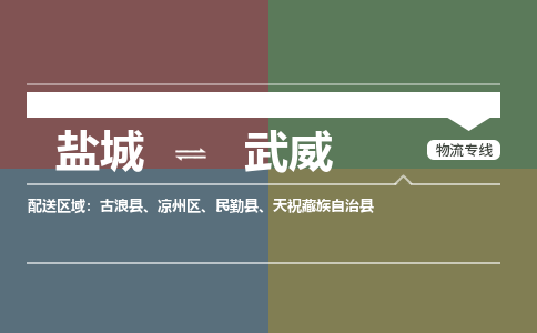 盐城到武威物流公司-保障您的顺利发货盐城至武威物流专线