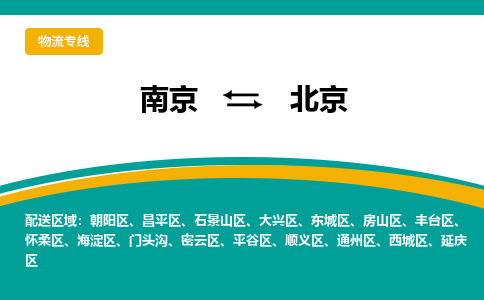 南京到北京物流公司|南京至北京专线（区域内/无盲点配送）